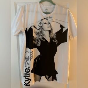 Kylie Minogue 2025 Tension Tour White Graphic Women's Top